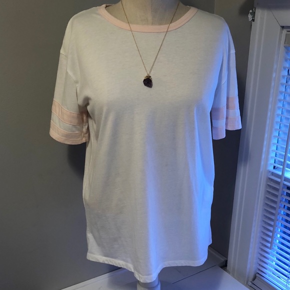 White and Pink T Shirt - Picture 2 of 4